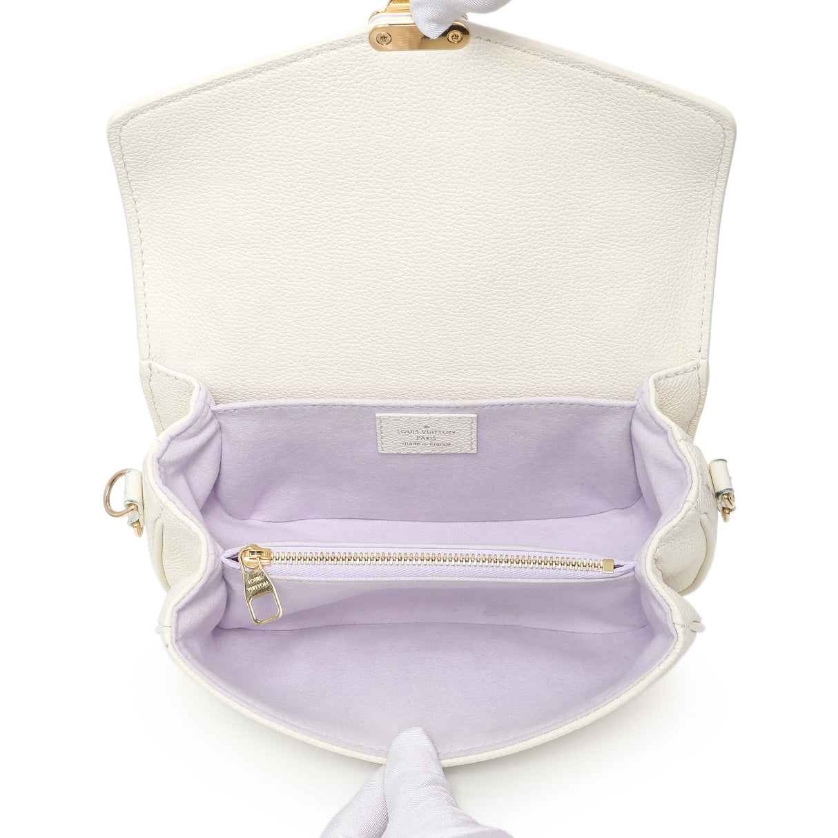 Louis Vuitton Latte Bubble Tea Empreinte Pochette Metis East West Handbags Louis Vuitton