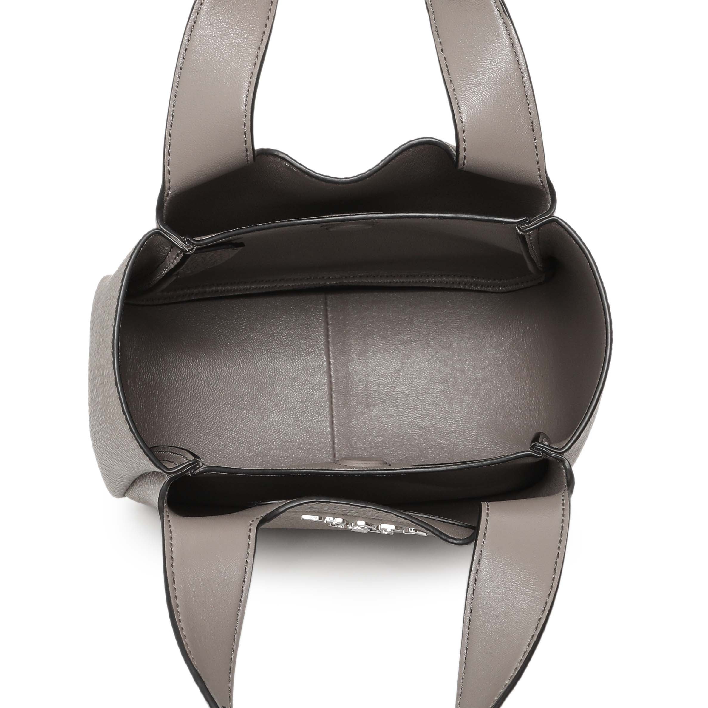 Prada Grey Vitello Daino Soft Mini Dynamique Tote – Modaselle