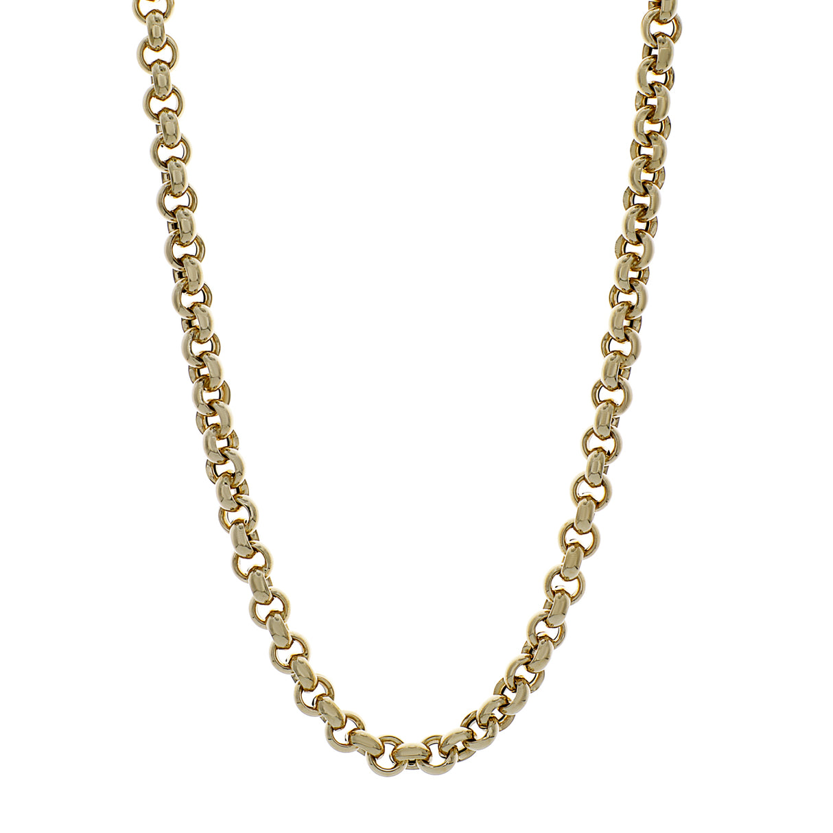 14K Yellow Gold Rolo Chain