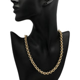 14K Yellow Gold Rolo Chain