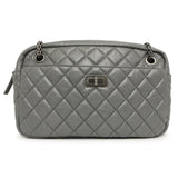 Chanel Grey Aged Calfskin Reissue Camera Bag