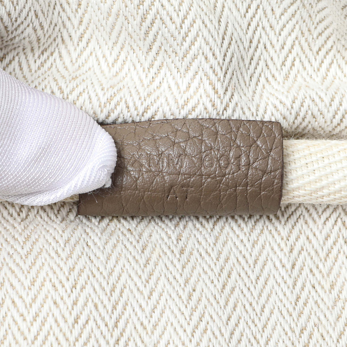 Hermes Etoupe Taurillon Clemence Victoria II 35 Handbags Hermes