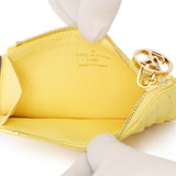 Louis Vuitton Jaune Empreinte Monogram Romy Card Holder