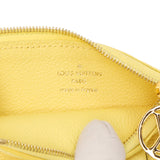 Louis Vuitton Jaune Empreinte Monogram Romy Card Holder