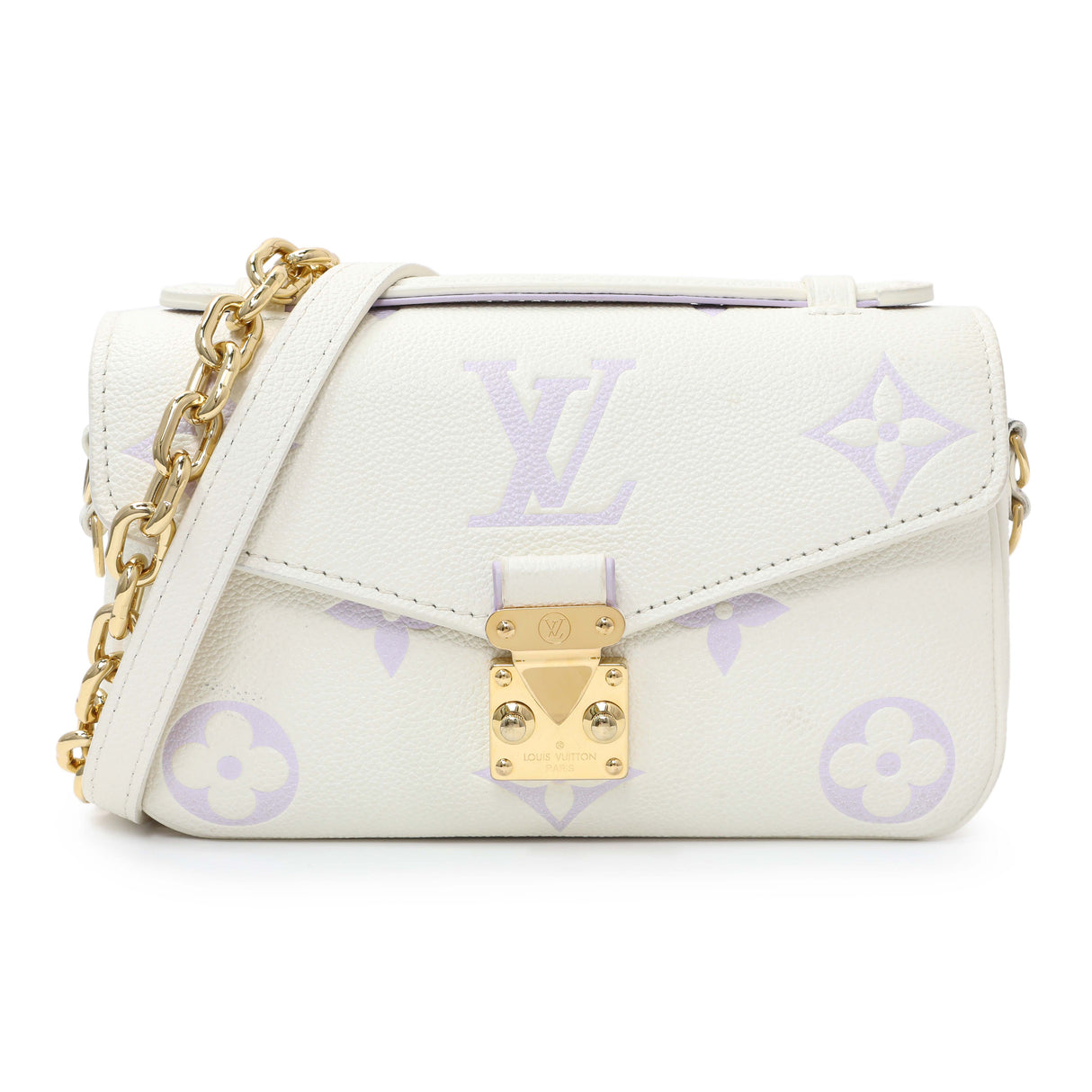 Louis Vuitton Latte Bubble Tea Empreinte Pochette Metis East West Handbags Louis Vuitton