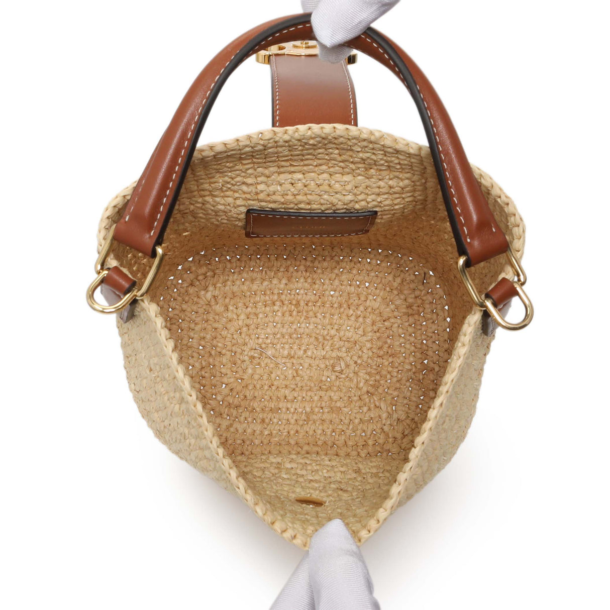 Celine Raffia Triomphe Small Louise Bucket Bag Handbags Celine