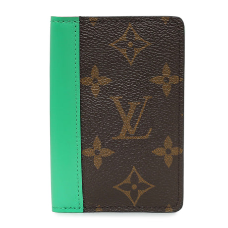 Louis Vuitton Monogram Borneo Macassar Pocket Organizer NM Accessories Louis Vuitton