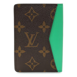 Louis Vuitton Monogram Borneo Macassar Pocket Organizer NM Accessories Louis Vuitton