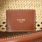Celine Raffia Triomphe Small Louise Bucket Bag Handbags Celine