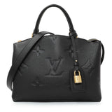 Louis Vuitton Black Empreinte Monogram Giant Petit Palais Handbags Louis Vuitton