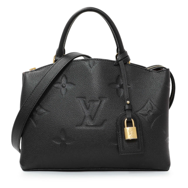 Louis Vuitton Black Empreinte Monogram Giant Petit Palais Handbags Louis Vuitton