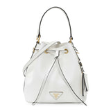 Prada White Saffiano Bucket Bag Handbags Prada