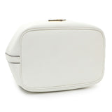Prada White Saffiano Bucket Bag Handbags Prada