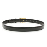 Celine Black Box Calfskin Medium 25mm Triomphe Belt Accessories Celine