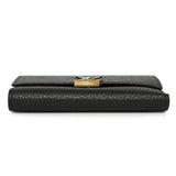 Louis Vuitton Black Taurillon Capucines Compact Wallet