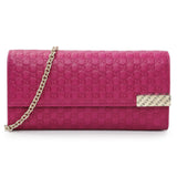 Gucci Bouganville Microguccissima Chain Wallet Handbags Gucci