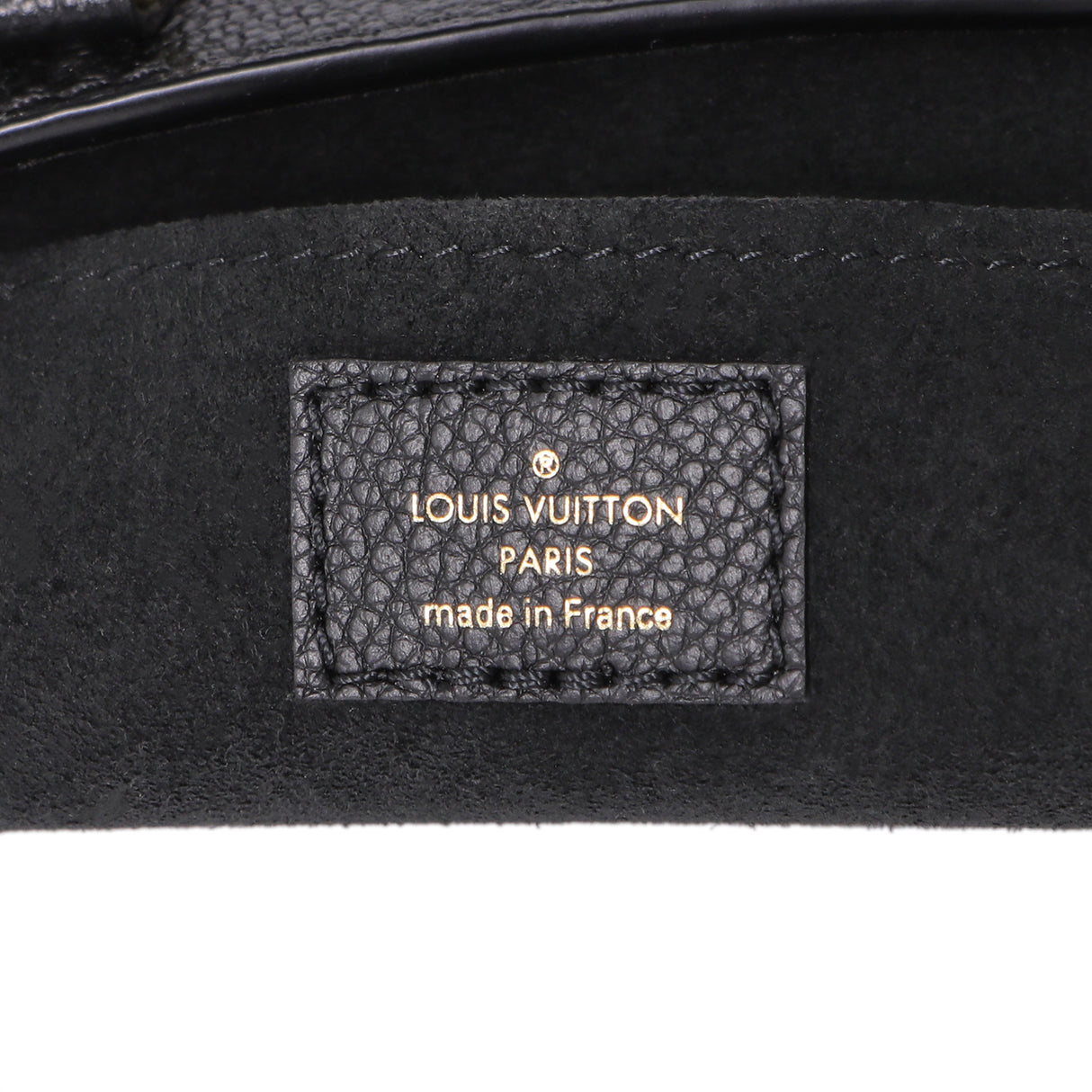 Louis Vuitton Black Empreinte Monogram Giant Petit Sac Plat