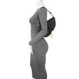 Christian Dior Black Smooth Calfskin Saddle Bag Handbags Christian Dior