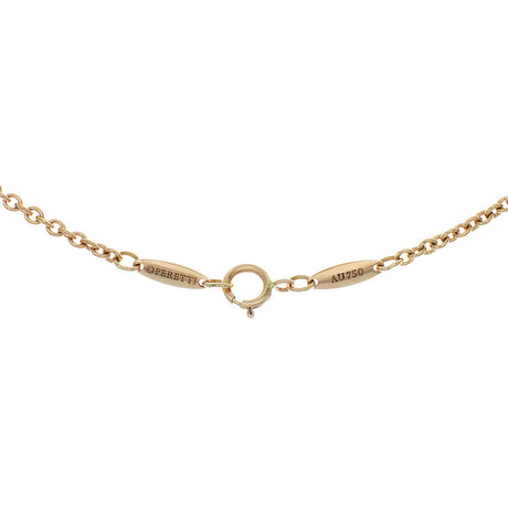 Tiffany & Co. 18K Rose Gold Open Heart  Lariat