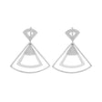 18K White Gold 4.50 Carat Diamond Earrings Fine Jewellery Modaselle