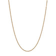 18K Yellow Gold Rope Chain Fine Jewellery Modaselle