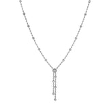 Tiffany & Co. Platinum Diamond Circlet Double Drop Necklace Designer Jewellery Tiffany and Co