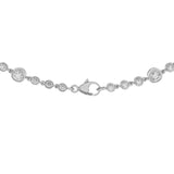 Tiffany & Co. Platinum Diamond Circlet Double Drop Necklace Designer Jewellery Tiffany and Co