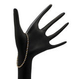 18K Yellow/White Gold Italian Bead Bracelet Fine Jewellery Modaselle