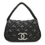 Chanel Black Quilted Lambskin Hidden Chain Flap Bag Handbags Chanel