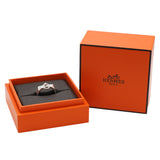 Hermes Sterling Silver Collier De Chien Ring