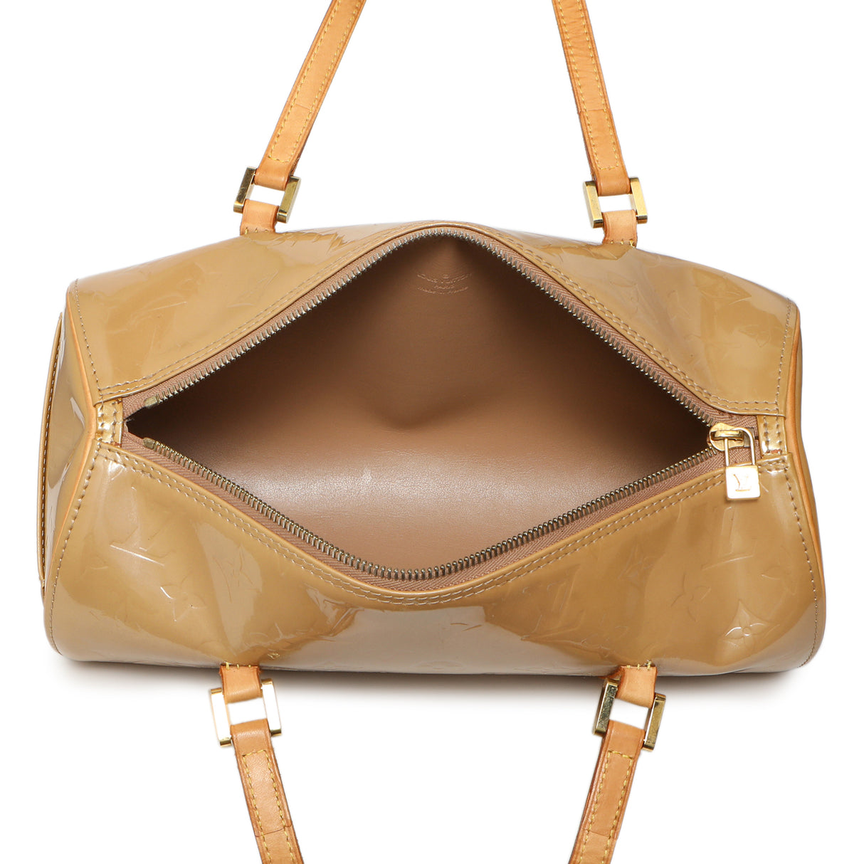 Louis Vuitton Beige Vernis Bedford