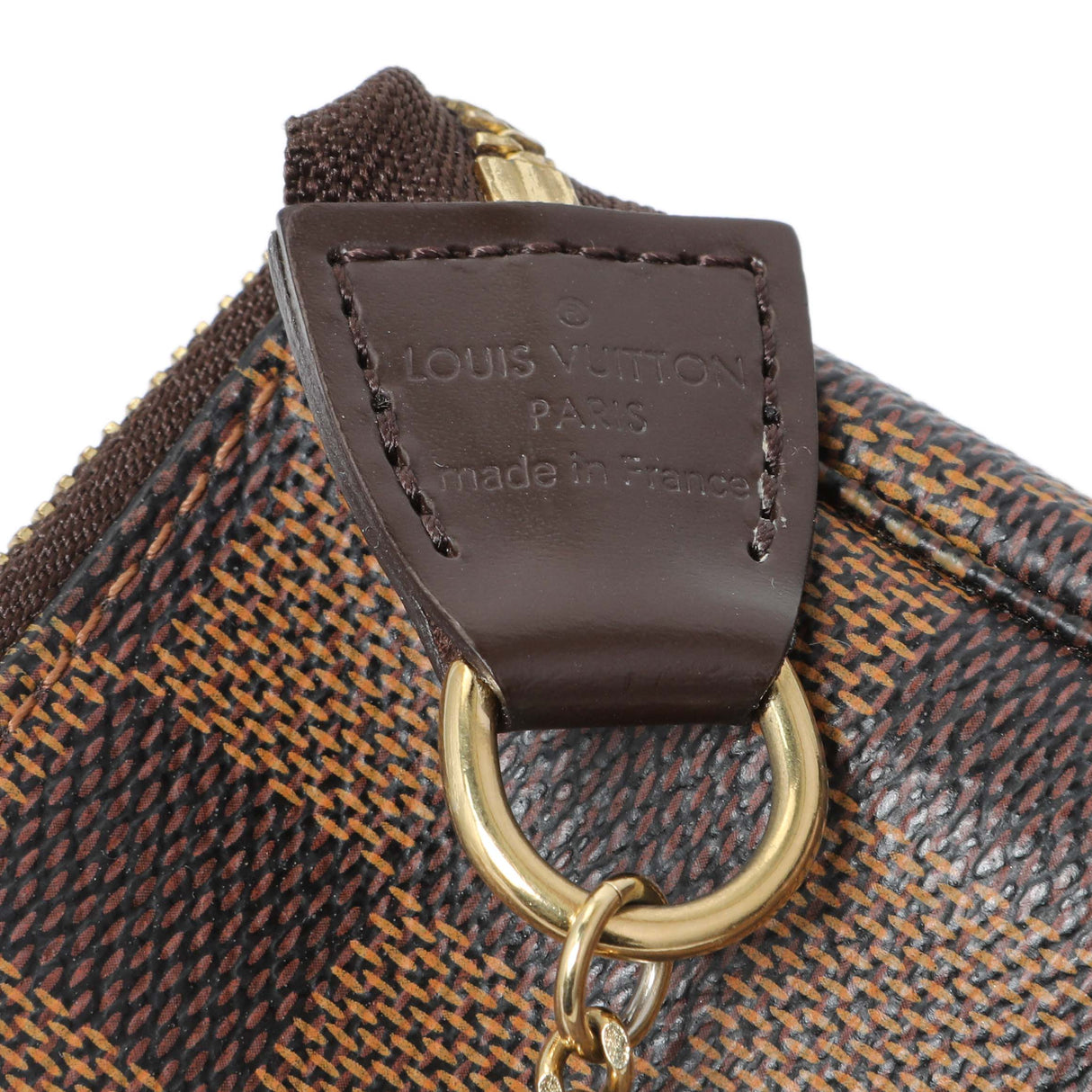 Louis Vuitton Damier Ebene Mini Pochette Accessories Handbags Louis Vuitton