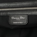 Christian Dior Black Coated Canvas Cannage Small Panarea Tote