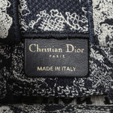 Christian Dior Canvas Toile de Jouy Reverse Embroidered Mini Book Tote Phone Bag Handbags Christian Dior