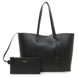 Saint Laurent Black Calfskin Large Shopping Tote Handbags Saint Laurent