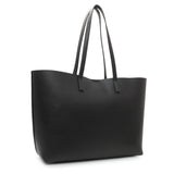 Saint Laurent Black Calfskin Large Shopping Tote Handbags Saint Laurent