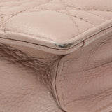 Christian Dior Calfskin Cannage Caro Zipped Pouch With Chain Handbags Christian Dior