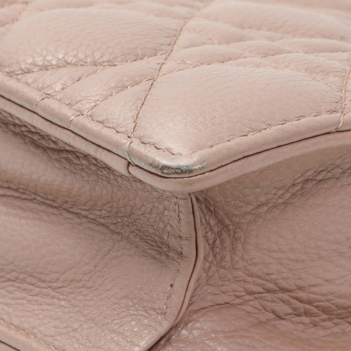 Christian Dior Calfskin Cannage Caro Zipped Pouch With Chain Handbags Christian Dior