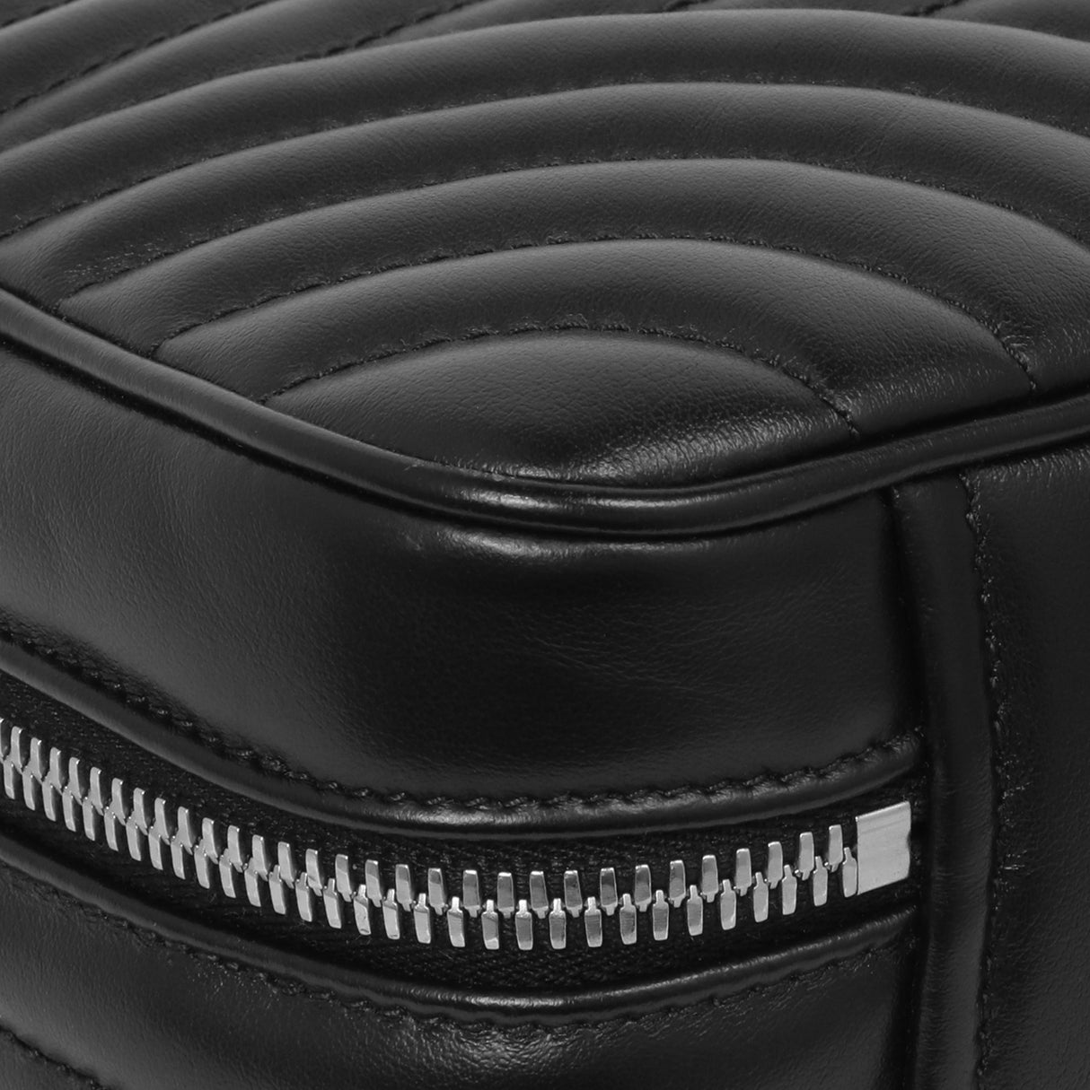Prada Black Soft Calfskin Diagramme Top Handle Bag
