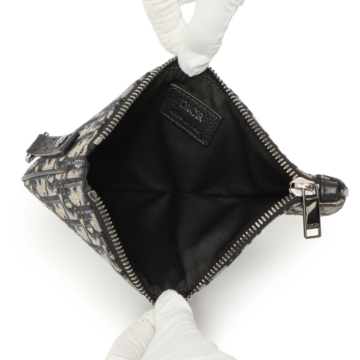 Christian Dior Oblique Saddle Triple Pouch