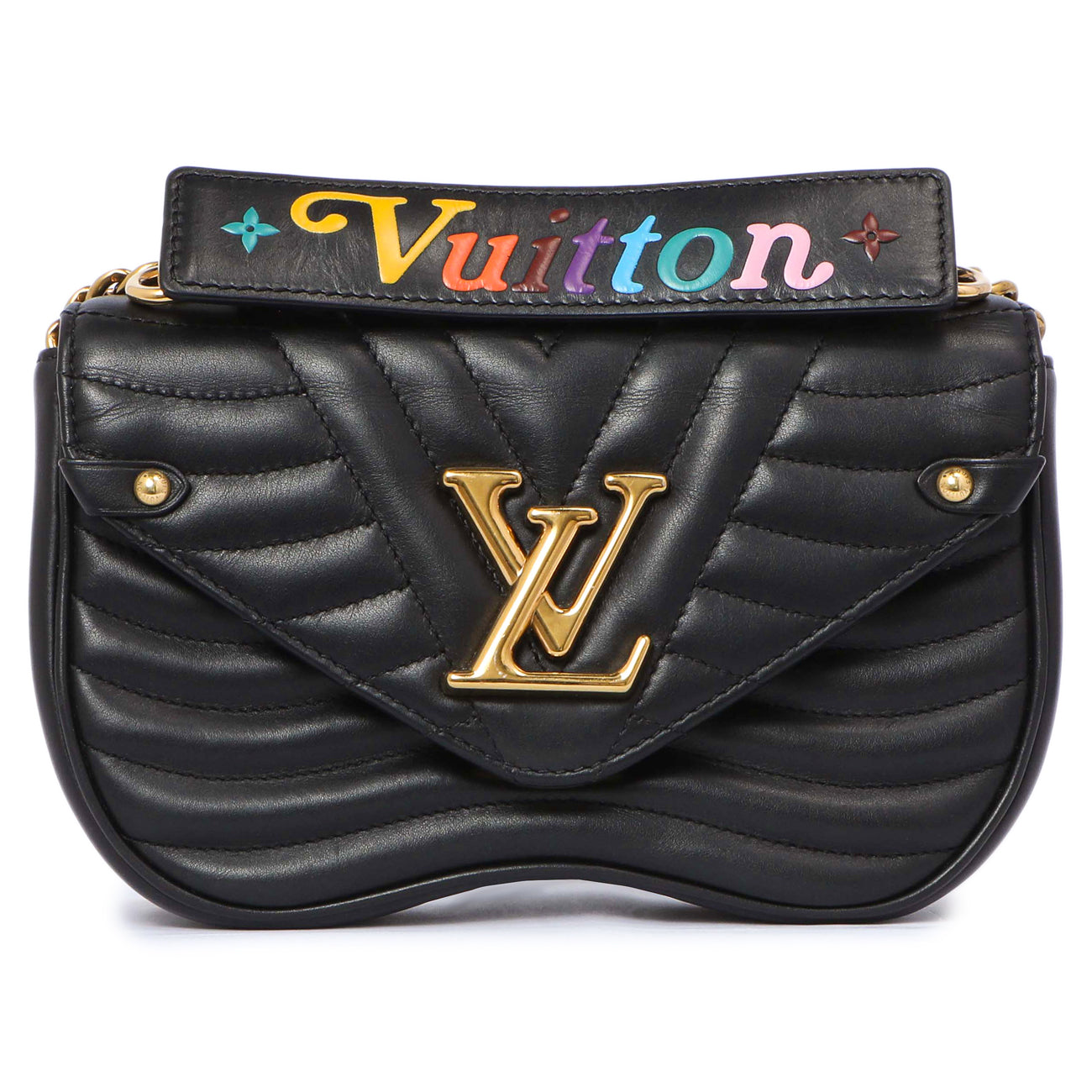 Louis Vuitton Black Calfskin New Wave Chain PM – Modaselle