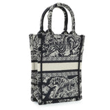 Christian Dior Canvas Toile de Jouy Reverse Embroidered Mini Book Tote Phone Bag Handbags Christian Dior