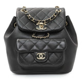 Chanel Black Duma Backpack Small Handbags Chanel