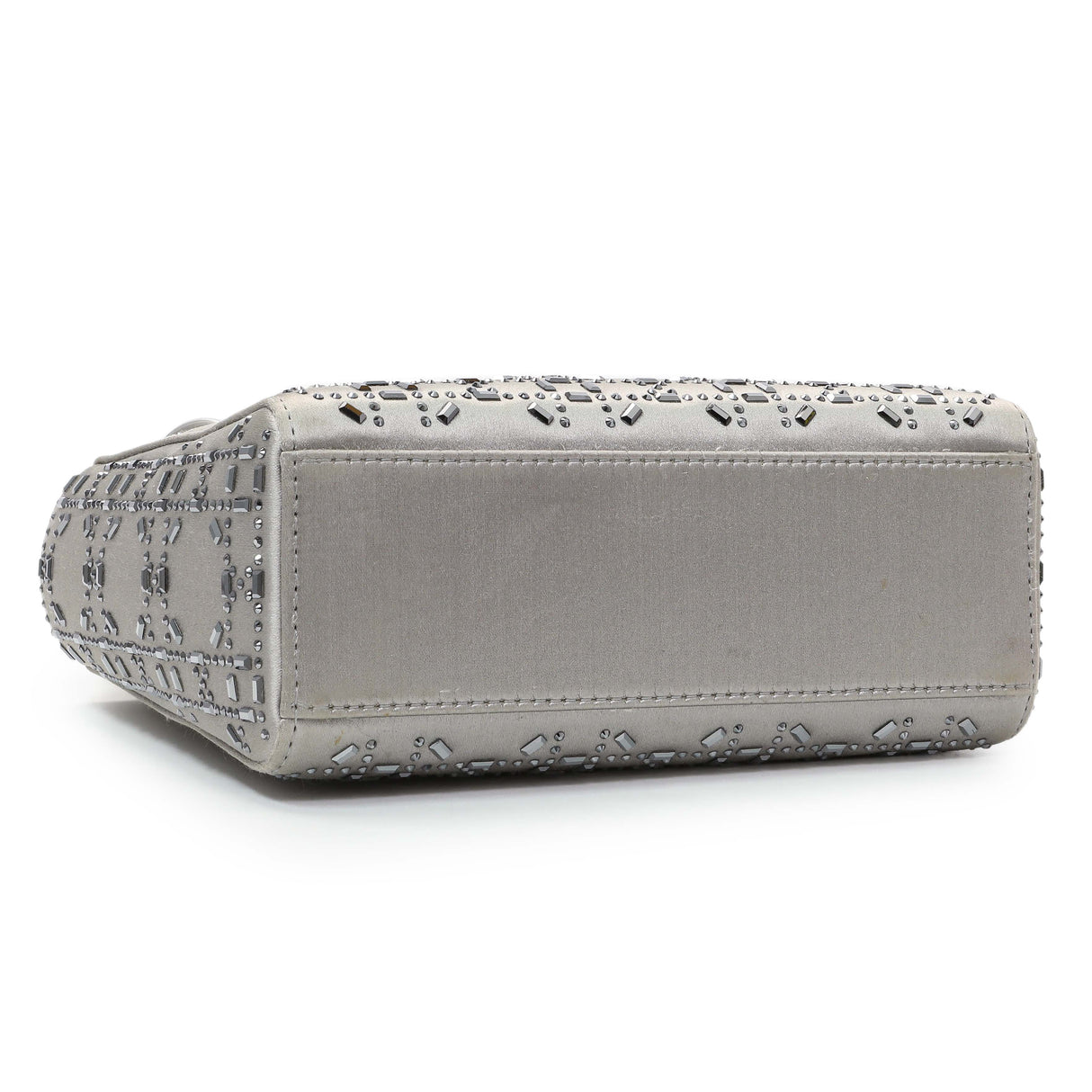 Christian Dior Satin Crystal Cannage Mini Lady Dior Handbags Christian Dior