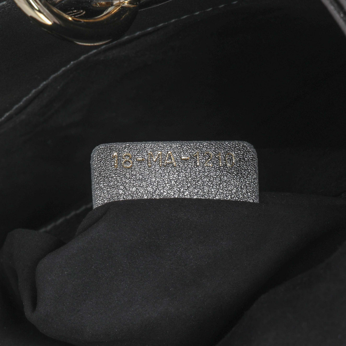 Christian Dior Metallic Grey Lambskin Cannage Small Small My ABCDior Lady Dior Handbags Christian Dior