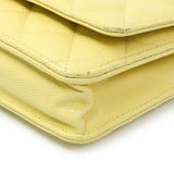 -6 items Fri Oct 30 ⬆️-Chanel Yellow Quilted Caviar Wallet On Chain WOC Handbags Chanel