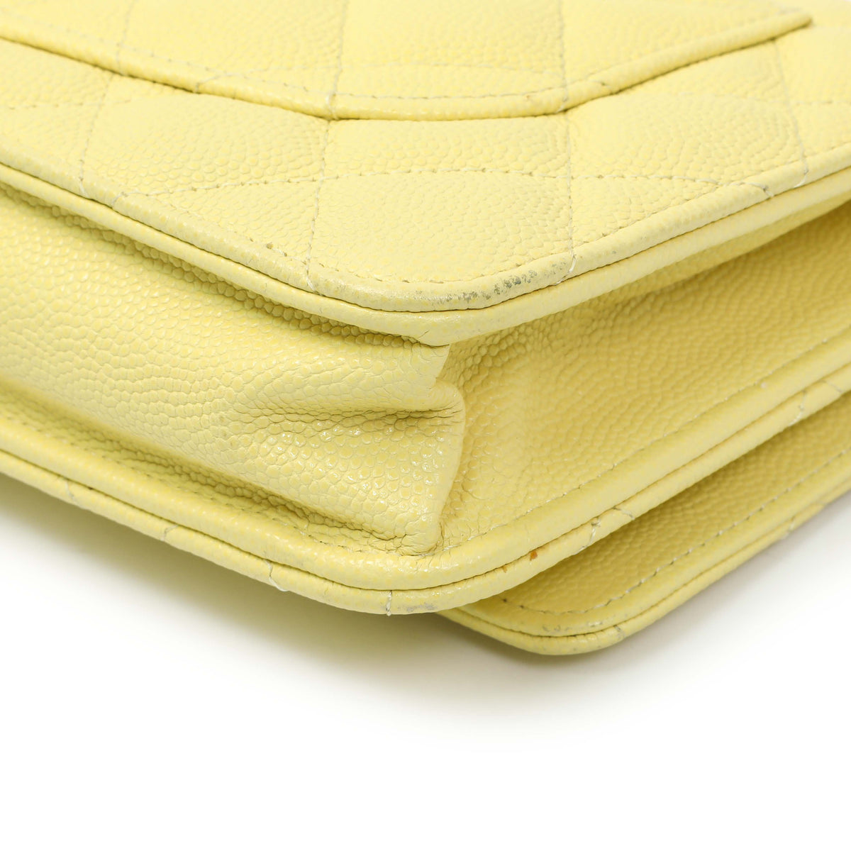 -6 items Fri Oct 30 ⬆️-Chanel Yellow Quilted Caviar Wallet On Chain WOC Handbags Chanel