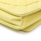 -6 items Fri Oct 30 ⬆️-Chanel Yellow Quilted Caviar Wallet On Chain WOC Handbags Chanel