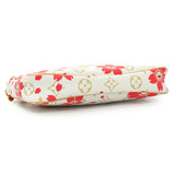Louis Vuitton White Cherry Blossom Pochette Accessoires Handbags Louis Vuitton