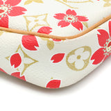 Louis Vuitton White Cherry Blossom Pochette Accessoires Handbags Louis Vuitton